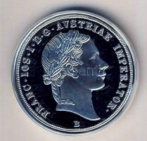 1853. Thaler Ag Ferenc József modern Ag utánverete 20g T:PP Csak 2000db, tanúsítvánnyal!
