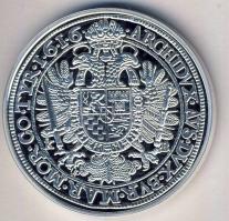 1616. Thaler Ag II.Mátyás modern Ag utánverete 20g T:PP Csak 2000db, tanúsítvánnyal!