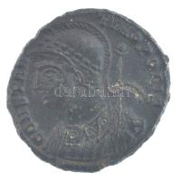 Római Birodalom / Siscia / I. Constantius 334-335. AE Follis (1,78g) T:2 Roman Empire / Siscia / Constantius I 334-335. AE Follis CONSTAN-TINOPOLIS / BSIS (1,78g) C:XF RIC VII 224