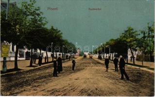 1918 Ploiesti, Ploesti, Ploesci; Bulevardul / street view (EK)