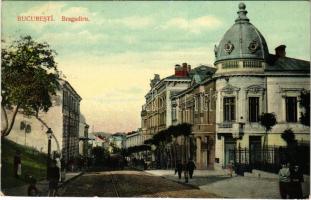 1910 Bucharest, Bukarest, Bucuresti, Bucuresci; Bragadiru / street view (Rb)