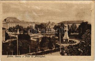 Braila, Piata Sf. Arhangheli si Centru / square (cut)