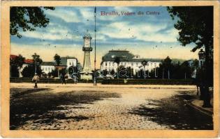 1911 Braila, Vedere din Centru / square, park (Rb)
