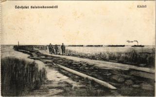 1915 Balatonkenese, Kikötő (ázott / wet damage)