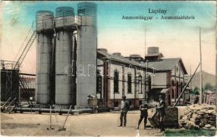 Lupény, Lupeni; Ammoniákgyár / Ammoniakfabrik / ammonia factory (szakadás / tear)