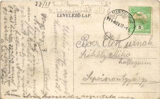 1911 Marosludas, Ludosul de Mures, Ludus; látkép. 6235. Glück József kiadása / general view (EK)