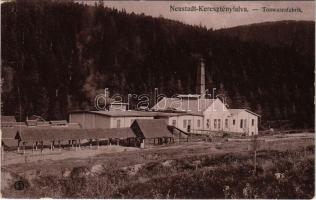 1918 Keresztényfalva, Neustadt, Cristian; Tonwarenfabrik / Kerámia és agyaggyár. H. Zeidner kiadása / clay and pottery factory