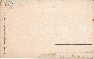 Marosvásárhely, Targu Mures; Fő tér, üzletek, piac. Vasúti levelezőlapárusítás 791. / main square, s...