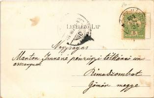 1904 Dicsőszentmárton, Tarnaveni, Diciosanmartin; Olvasókör pavilon, vármegyeháza. Hirsch Mór kiadás...