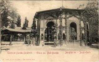 1909 Buziásfürdő, Baile Buzias; József-forrás. Ifj. Brach József kiadása / Josefs-Quelle / spa, spring source (kis szakadás / small tear)