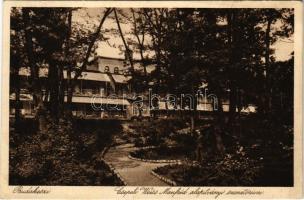 1940 Budakeszi, Csepeli Weiss Manfréd alapítványi szanatórium