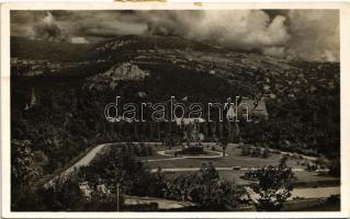 1943 Budapest II. Kurucles, Assisi Szent Ferenc kórház park részlete. Széher út 45.