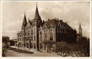 1930 Budapest IV. Újpest, Városháza, Bőr Gyári raktár, Klein Béla és Ocula üzlete, építkezés