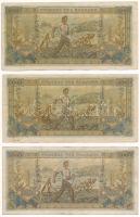 Görögország 1942. 5000D (5x) T:III
Greece 1942. 5000 Drachmai (5x) C:F 
Krause 119.a