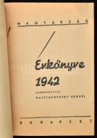 1942 A Magyarság című újság évkönyve, képekkel, sok zsidó témájú cikkel, jó állapotban, 160p