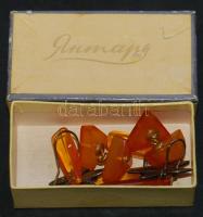 2 pár borostyán fülbevaló / Ivy earrings 2 pairs