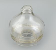 Régi légyfogó, üveg, sérült, m: 18 cm