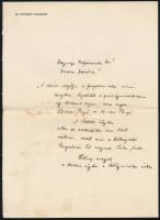 1936 Ernszt Sándor (1870-1938) politikus, pápai prelátus, országgyűlési képviselő, több kormányban m...