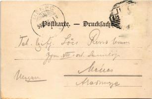 1902 Wien, Vienna, Bécs; Nodwestbahnhof Restaurant I. und II. Kl. / railway station restaurant inter...