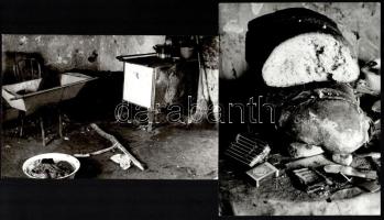 cca 1970 Budapesti életképek, szociofotók Wonke Rezső 5 db pecséttel jelzett vintage fotóművészeti a...