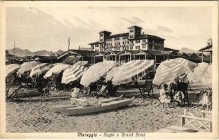 Viareggio, Bagni, Grand Hotel / beach