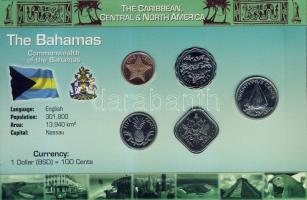 Bahama-szigetek 1992-2004. 1c, 5c, 10c, 25c, 50c bemutató szettben T:1