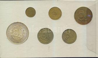 Mexikó 1963-69. 1c, 5c, 20c, 25c, 50c, 1P bemutató szettben T:1,2