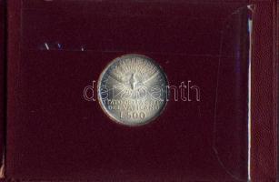 Vatikán 1958. 500L Ag "Sede vacante" T:1 Eredeti díszcsomagolásban!