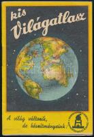 cca 1940 A Magyar Gyógyszert Rt. által kiadott kis világatlasz, gyógyszerreklámokkal, szép állapotban, 20p
