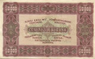 1923. 50.000K 4P fny-sal T:II+ Csak egyszer függőlegesen hajtva! R!