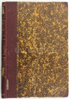 1906-1907 Kereskedelmi Szakoktatás c. havilap. XV. évf. 1, 4-10. sz. Kopott, foltos félvászon-kötésb...