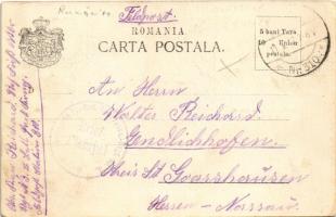 1917 Turnu Severin, Szörényvár; Fantana Aeriana, Debarcaderul portului, Foisorul de foc / windmill, ...
