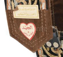 Dzsambia tőr, dísz övvel, észak Jemen, 1960 körül, szép állapotban, h: 35 cm