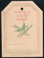 cca 1910 Az alsólendvai Hungaria Hazai Ernyőgyár által készített termék hazai származását igazoló ne...