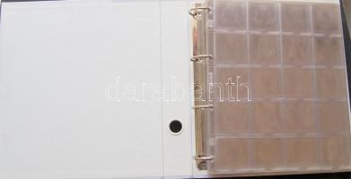 Gyűrűs album Hartberger típusú éremtokokhoz, 30db lappal, 600 férőhellyel