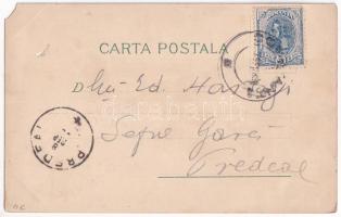 1898 (Vorläufer) Constanta, Konstanza; Podul Peste Dunare, Piata Ovidiu / bridge, square. T. G. Dabo...