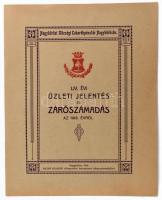 1913 Nagykőrösi Községi Takarékpénztár üzleti jelentése 14p
