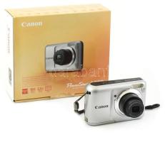 Canon Power Shot A800 fényképezőgép, nincs kipróbálva, kiegészítő hiányokkal. Dobozában leírással és CD-vel.