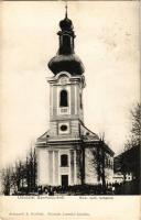 1909 Szomolnok, Schmölnitz, Smolník; Római katolikus templom. Schoppell B. felvétele. Zbornák Józsefné kiadása / Catholic church (EK)
