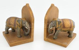 Elefántos könyvtámasz, hibátlan, m: 13,5 cm