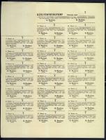 1943. "Bruckner Testvérek Vasárúkereskedelmi Részvénytársaság, Szeged" részvénye 1000P-ről...