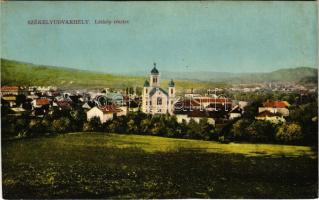 1916 Székelyudvarhely, Odorheiu Secuiesc; templom / church