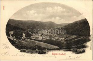 1900 Anina, Stájerlakanina, Steierdorf; Csellnik telep. Kiadja Hollschütz F. / Csellnik Kolonie / mining colony, houses