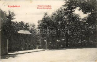 1910 Gyulafehérvár, Karlsburg, Alba Iulia; Utász teniszpálya. Petri F. W. kiadása / Pionier Tennisplatz / tennis court (EK)