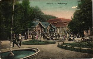 1911 Oravicabánya, Oravica, Oravicza, Oravita; Bányavölgy, vendéglő, étterem. Weisz Félix kiadása / mine valley, restaurant (EK)