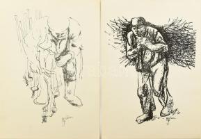 Réti Zoltán: Földközelben. Réti Zoltán rajzai, Kerényi Ferenc előszavával. Balassagyarmat, 1981, k.n...