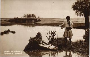 Floreasca, Salutari din Romania, Peysage / wooden bridge