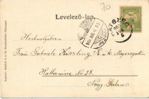 1905 Petrozsény, Petrosani; Szurduki szoros, út Romániába. Kendoff A. és fia kiadása / Pasul Surduc ...