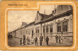 1917 Nagykároly, Carei; Kölcsei utca. Csókás László kiadása / street view (EB)