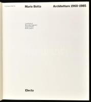 Francesco Dal Co: Mario Botta Architetture 1960-1985. Milano, 1985, Electa. Olasz nyelven. Gazdag ké...